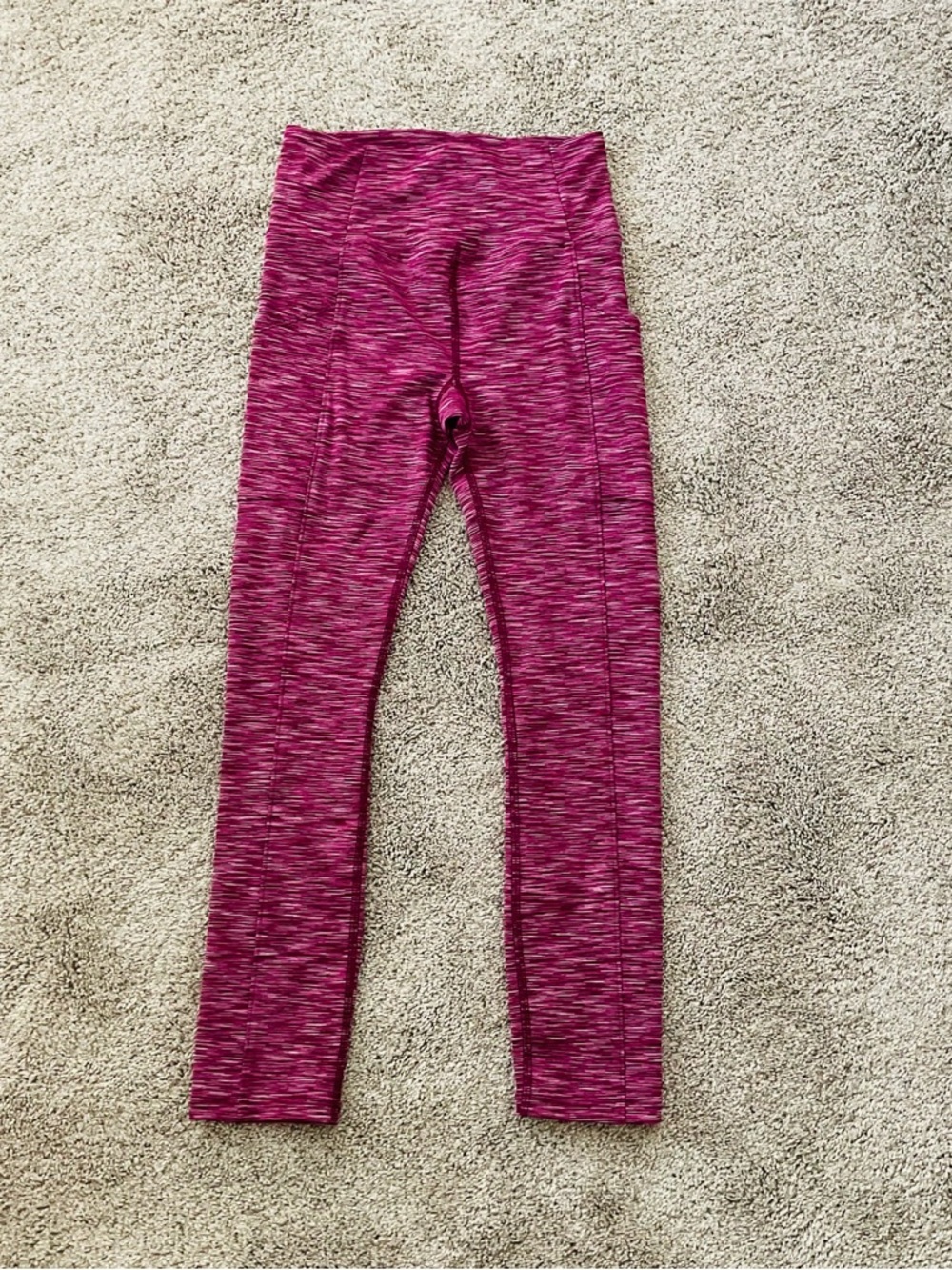 Lou & Grey Space Dye Soft Sculpt High Rise Leggings Pockets Size XS
